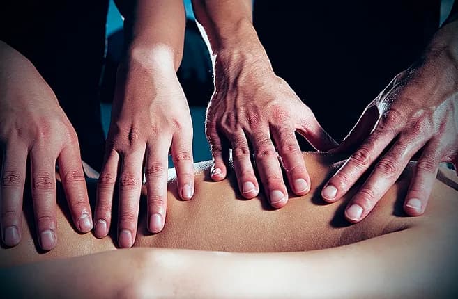 Massagem Masculina 4 Maos no Spa Homem
